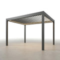 Motorized Pergola Built for Smart Climate Control, Waterproof Aluminum Louvers, Powder Coated Frame, App Control