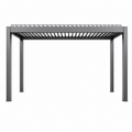 Aluminum Pergola Rainproof Electrically Adjustable Gazebo Electric Louvered Awning Outdoor Patio Sunshade